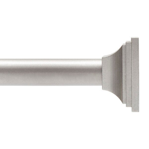 No Tools Decorative Shower Curtain Rod, 42-72